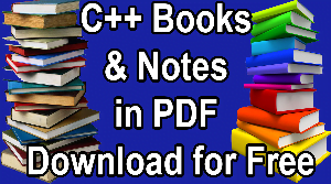 C++ Books & Notes in PDF Download for Free