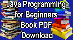 Java Programming for Beginners Book PDF Download