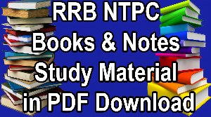 RRB NTPC Books & Notes Study Material in PDF Download