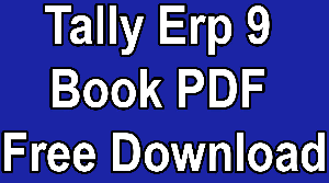 Tally Erp 9 Book PDF Free Download