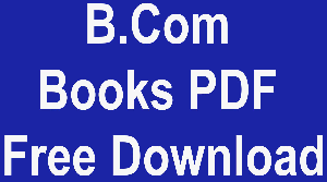 B.Com Books PDF Free Download