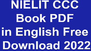NIELIT CCC Book PDF in English Free Download 2022