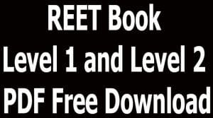 REET Book Level 1 and Level 2 PDF Free Download