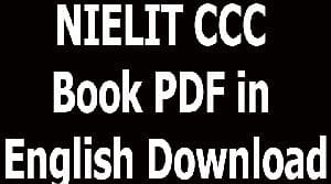 NIELIT CCC Book PDF in English Download