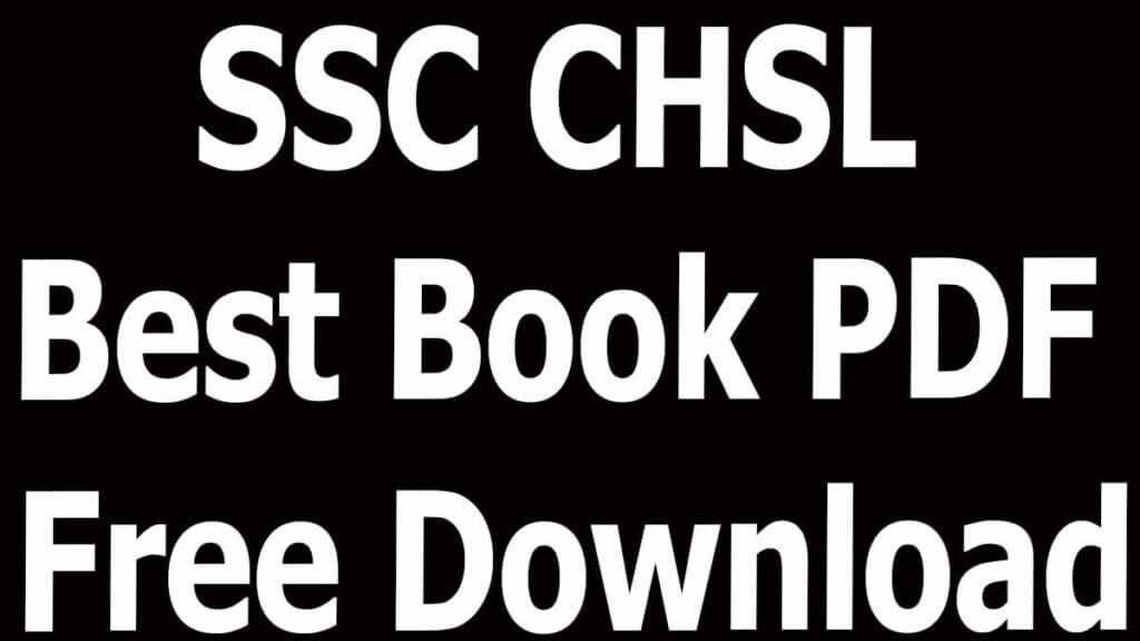 SSC CHSL Best Book PDF Free Download